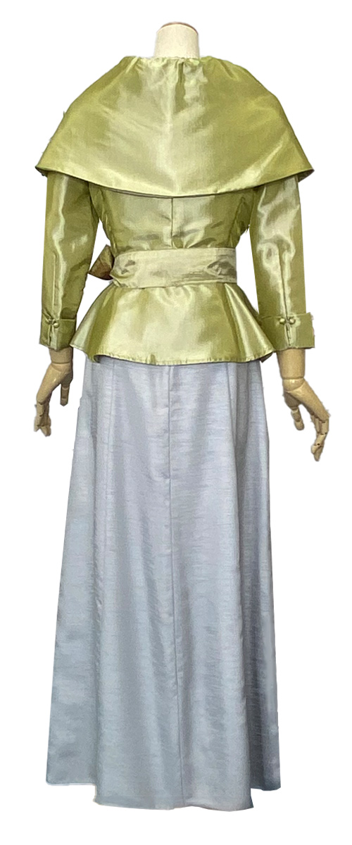 アップタウンブライダル ミセスドレス Set 1702 - 母親ドレスと組み合わせでイメージが変わるカシュクール襟ボレロ・後ろ
