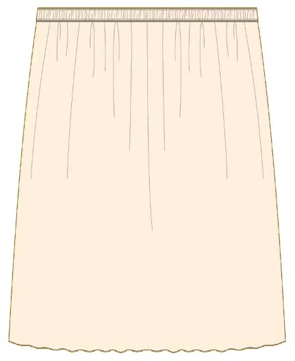 ペチコートでドレスも着やすくなります。